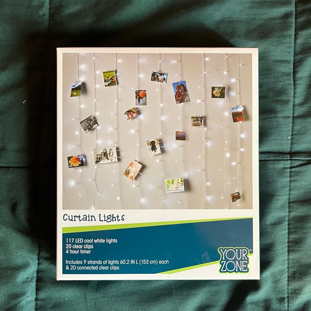 Your Zone Curtain Lights with Cool White LED